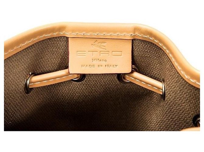 Etro Mini Bucket Bag Paisley Braun - Ansicht 8