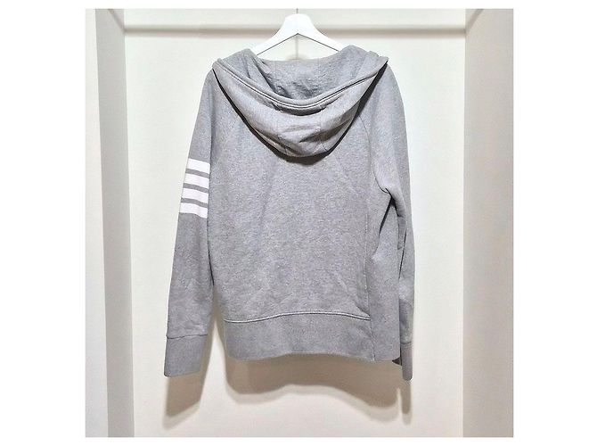 Thom Browne Classic Loopback Hooded Zip-Up - view 3