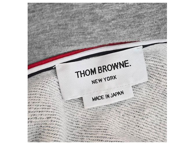 Thom Browne Classic Loopback Hooded Zip-Up - view 6