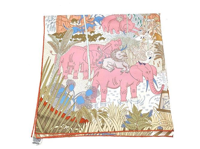 Hermès Pañuelo de seda Multicolor - vista 4