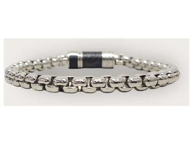 Louis Vuitton Eclipse Monogram Chain Bracelet Silvery - view 2