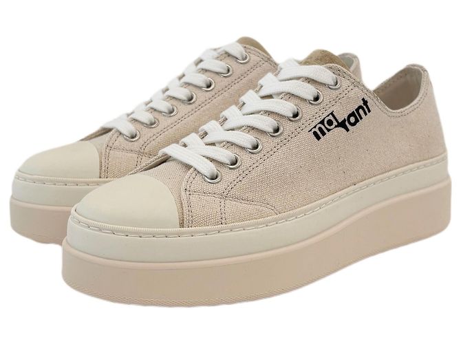 Isabel Marant Sneakers da donna Austin Bianco - vista 6
