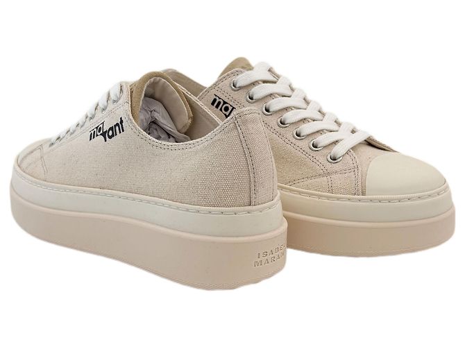 Isabel Marant Sneakers da donna Austin Bianco - vista 8