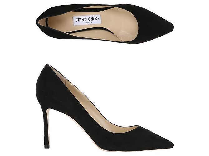 Jimmy Choo Décolleté Romy Pumps High Heel Nero - vista 2