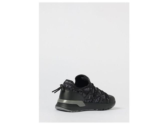 Versace Sneaker Dinamico Liquify Logo Marrone - vista 6