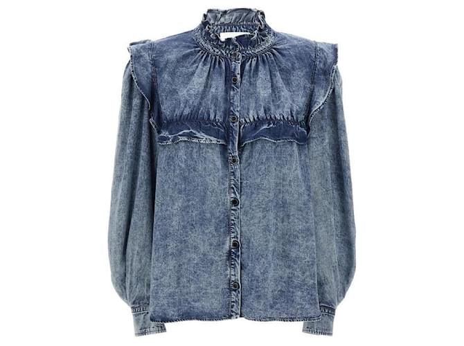 Isabel Marant Camicia in denim Blu - vista 4