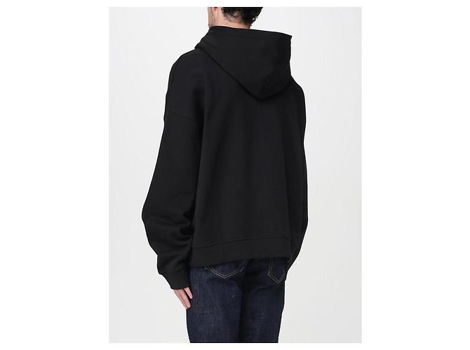 Versace Lockere Passform Hoodie Cabinet de Curiosité Schwarz - Ansicht 5