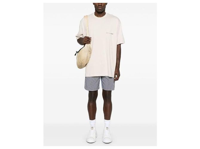 Comme Des Garcons Baumwoll-T-Shirt mit Logo-Schriftzug FO Braun - Ansicht 7