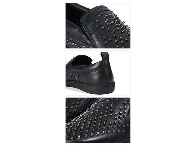Versace Mocassini con borchie metalliche Nero - vista 5