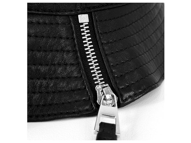 Loewe Fischer Bucket Hat aus Napa-Leder mit Anagramm-Logo-Patch Schwarz - Ansicht 5