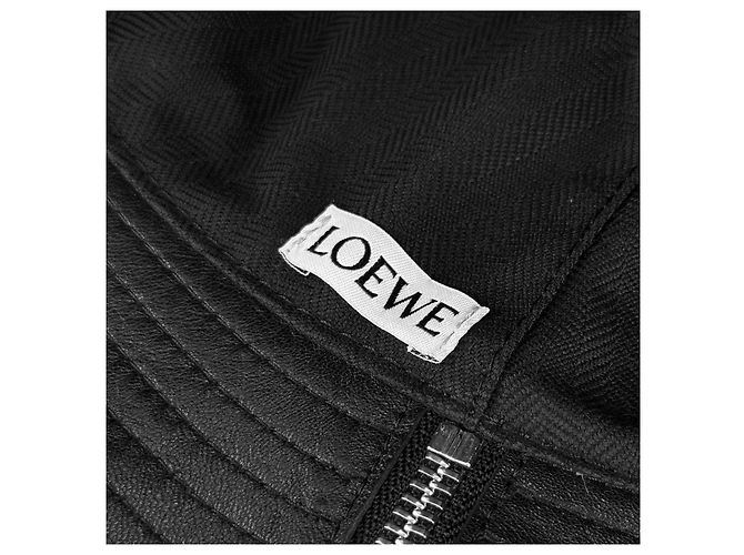Loewe Fischer Bucket Hat aus Napa-Leder mit Anagramm-Logo-Patch Schwarz - Ansicht 6