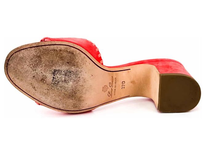 Loro Piana Mule in Suede Charmose per Donne - Estate Rosa - vista 8