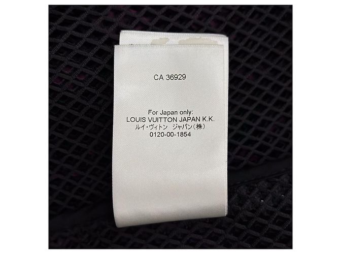 Louis Vuitton Giacca blouson con cappuccio in rete con monogramma sfumato per uomo Nero - vista 13