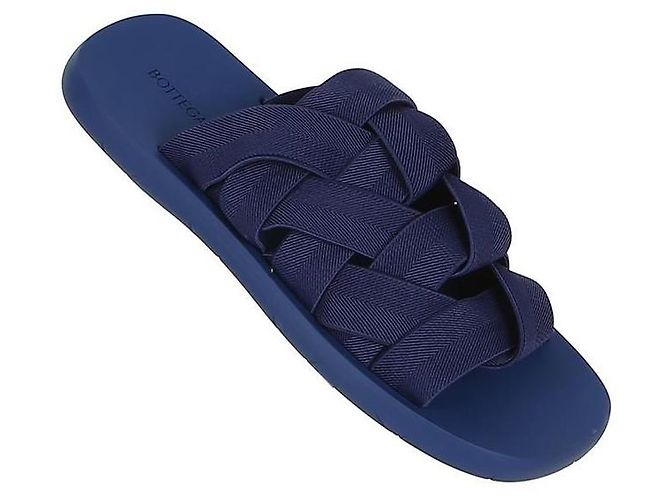 Bottega Veneta Mule Piatto Intrecciato Nero - vista 11