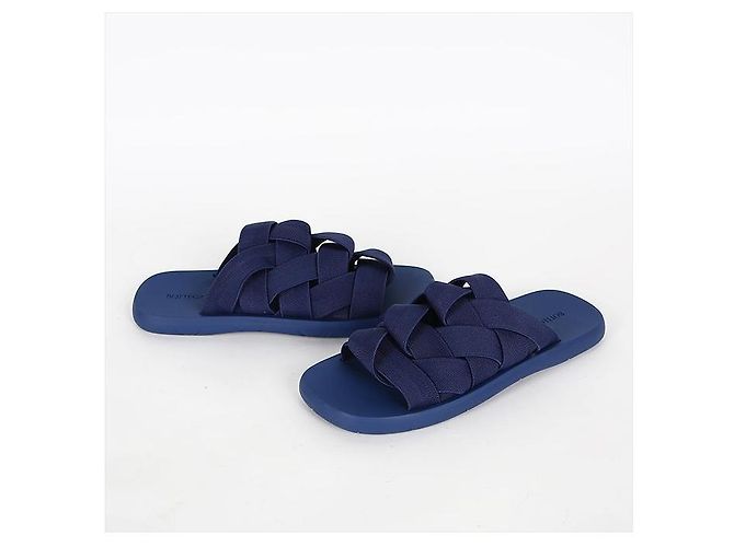 Bottega Veneta Mule Piatto Intrecciato Nero - vista 12