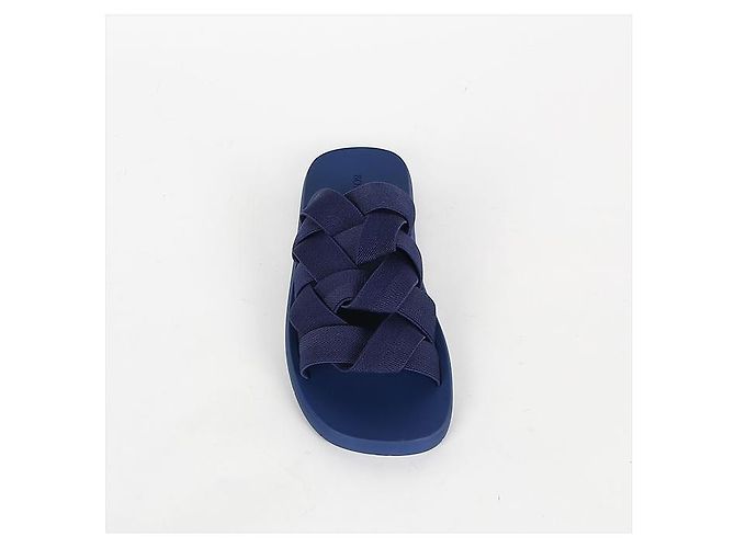 Bottega Veneta Mule Piatto Intrecciato Nero - vista 13