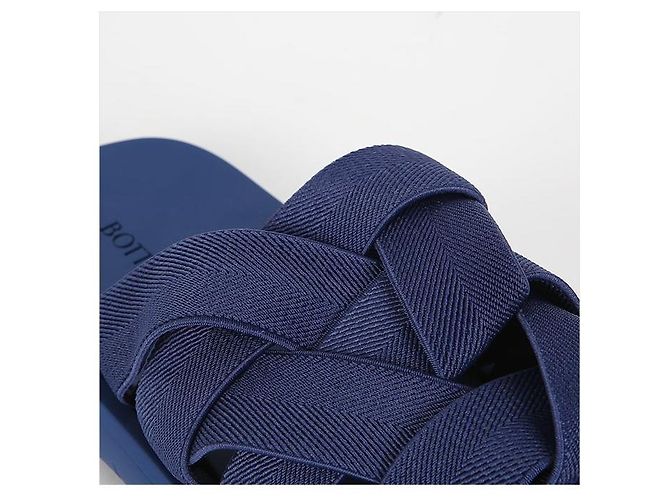 Bottega Veneta Mule Piatto Intrecciato Nero - vista 17