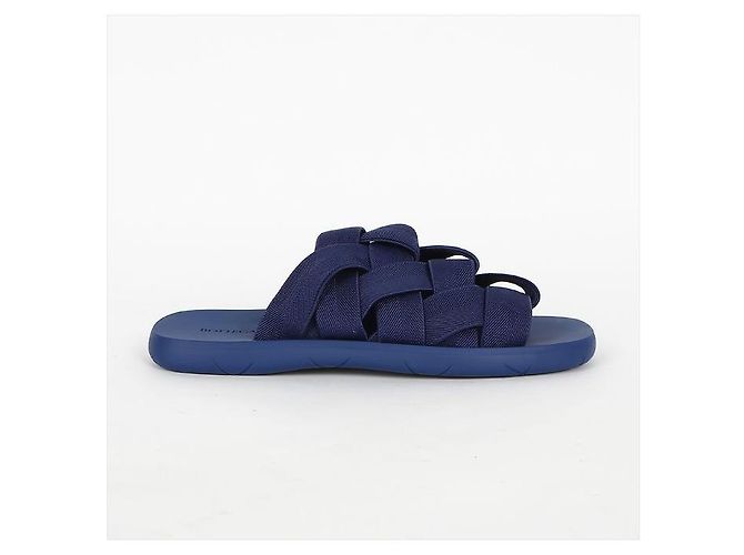Bottega Veneta Mule Piatto Intrecciato Nero - vista 4