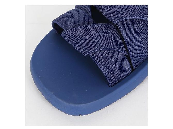 Bottega Veneta Mule Piatto Intrecciato Nero - vista 8