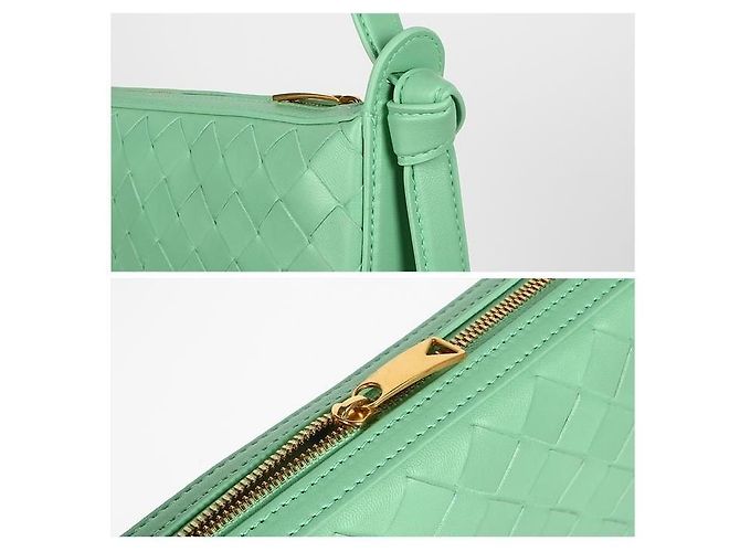 Bottega Veneta Mini borsa a spalla Sunrise Verde - vista 10