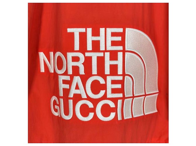 Giacca Mountain Gore-Tex Rossa Nera Gucci The North Face Rosso - vista 9