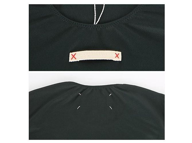 Maison Martin Margiela Body sin mangas Stitch Verde - vista 3