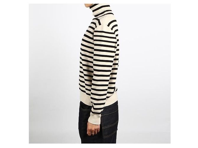 Céline Pull en cachemire à col roulé Blanc - vue 10