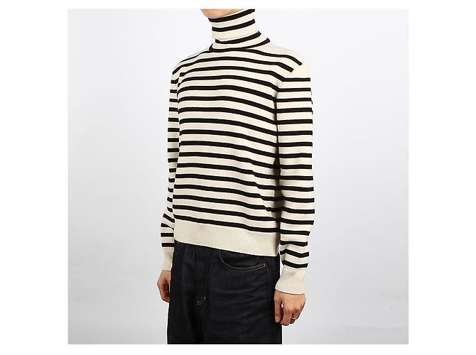 Céline Pull en cachemire à col roulé Blanc - vue 9