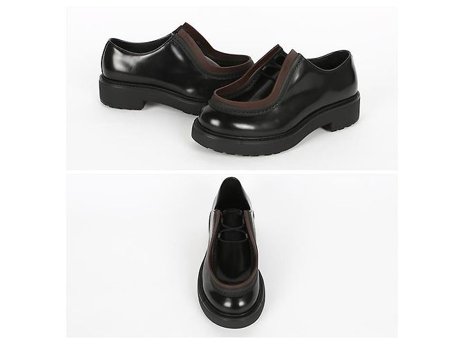 Prada Mocassini in pelle spazzolata - vista 2