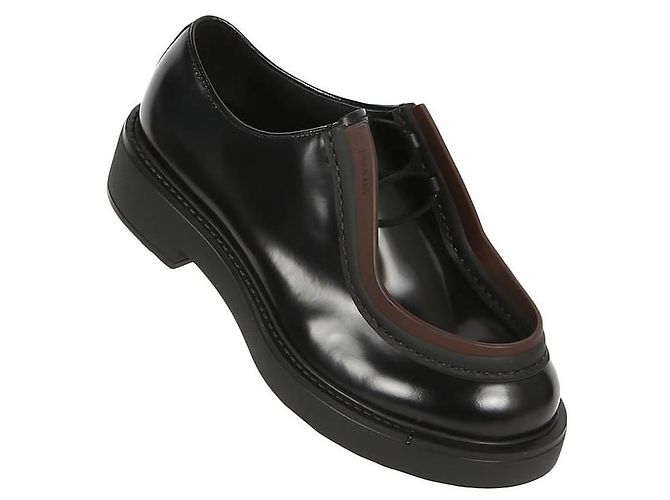 Prada Mocassini in pelle spazzolata - vista 9