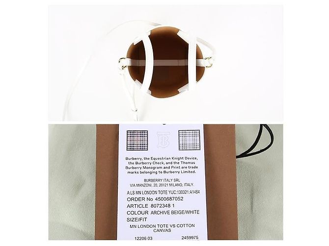 Burberry Mini borsa tote London Marrone - vista 11