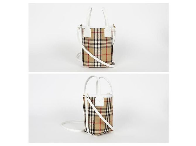 Burberry Mini borsa tote London Marrone - vista 2