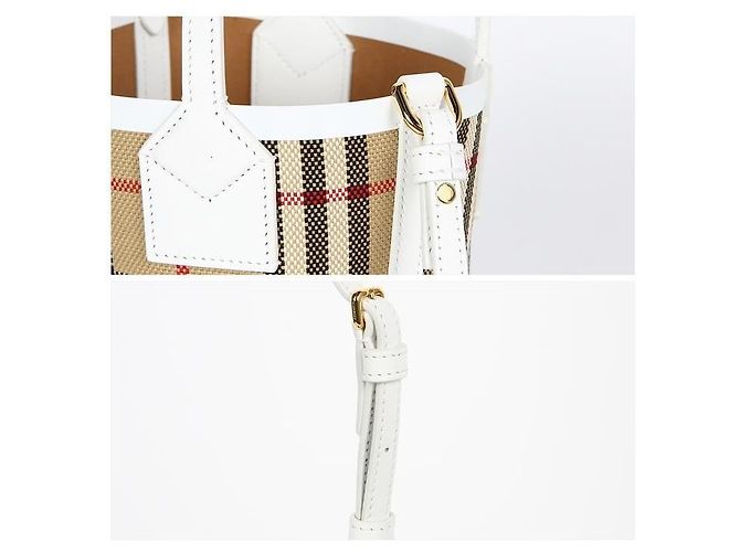 Burberry Mini borsa tote London Marrone - vista 4