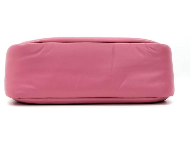Prada Bolsa hobo de ombro em couro Napa acolchoado para mulheres - Rosa - vista 6