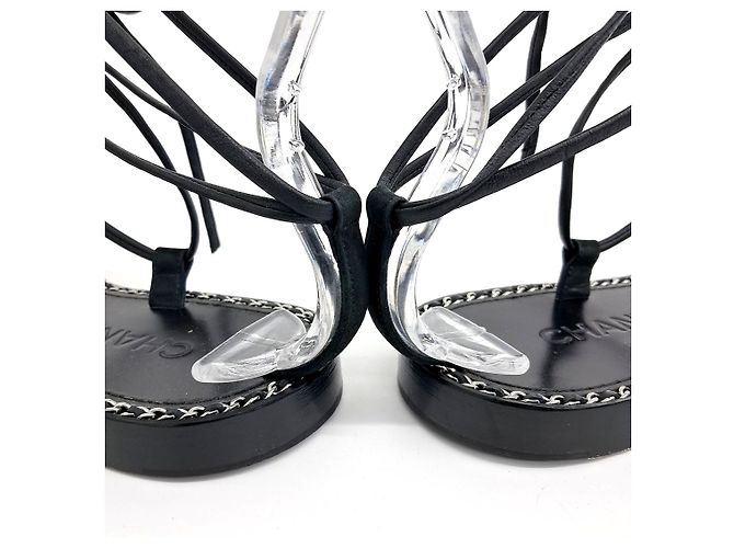 Sandali con cinturino Chanel Nero - vista 3