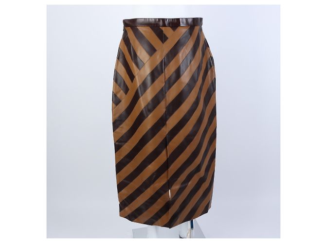 Jupe en cuir Gucci - vue 3