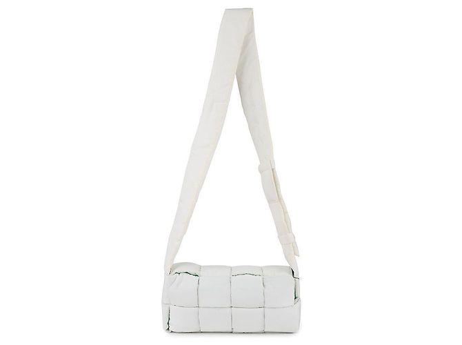Bottega Veneta Borsa a tracolla Cassette imbottita per donne Bianco - vista 6