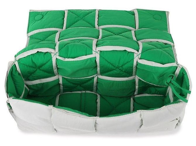 Bottega Veneta Borsa a tracolla Cassette imbottita per donne Bianco - vista 9