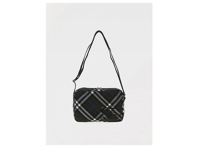 Burberry Borsa a tracolla a quadri Nero - vista 4