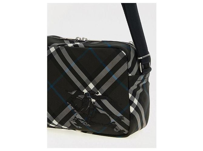 Burberry Borsa a tracolla a quadri Nero - vista 6