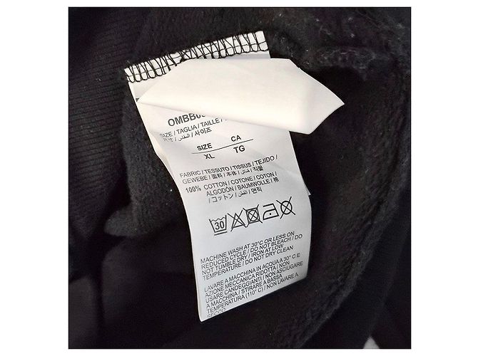 Off White Arrow Hoodie mit langen Ärmeln Schwarz - Ansicht 7