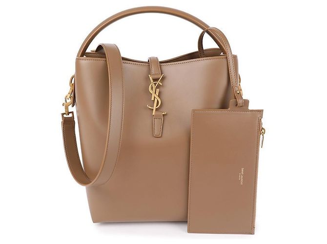 Saint Laurent Damen-Buckeltasche Braun - Ansicht 3