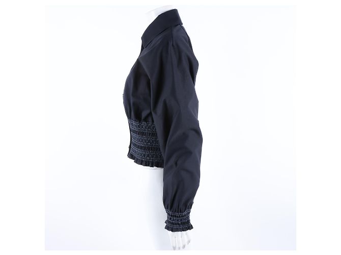Hermès Langarmjacke Blau - Ansicht 2