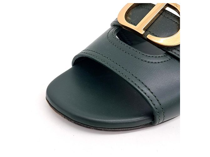 Pantofole Montaigne Christian Dior Verde - vista 5