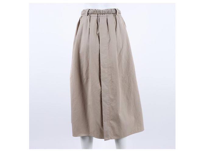 Falda larga Bonded Brunello Cucinelli Castaño - vista 3