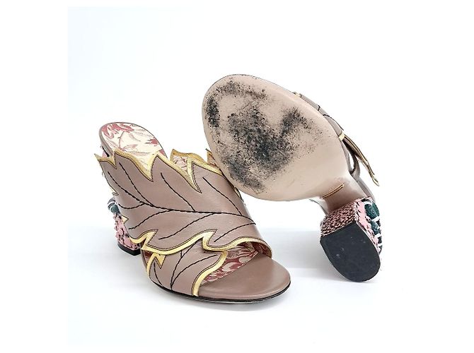 Mocassins Gucci Marron - vue 4