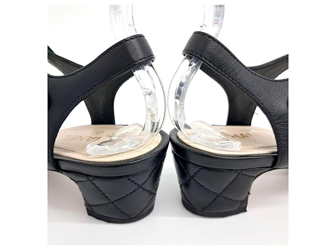 Sandali Chanel Nero - vista 3