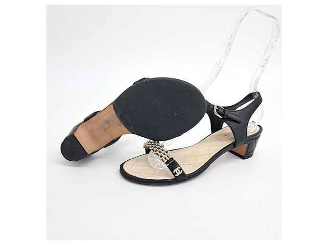Sandali Chanel Nero - vista 4
