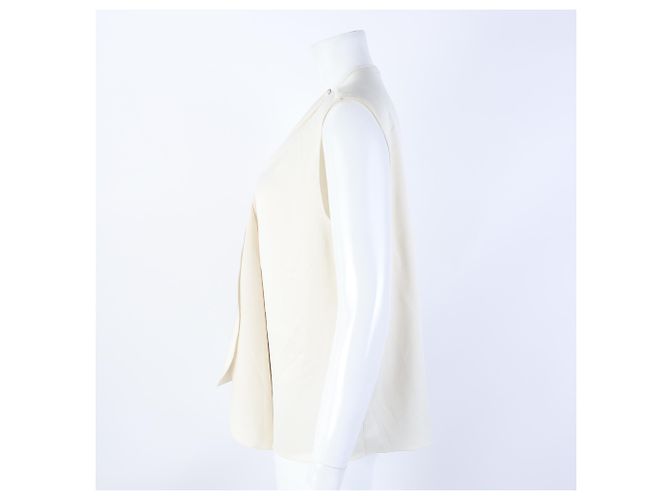 Lanvin Top sem mangas Branco - vista 2