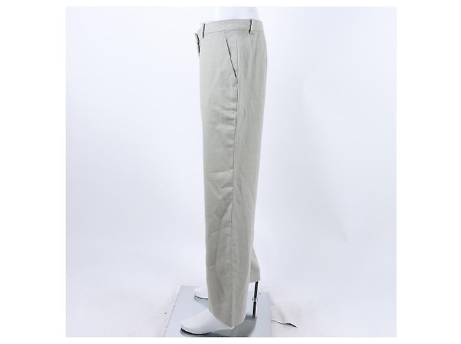 Pantalones de lana Hermès Verde - vista 2